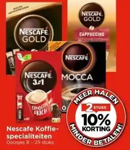 Vomar Voordeelmarkt Nescafe Koffie- specialiteiten aanbieding