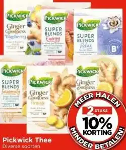 Vomar Voordeelmarkt Pickwick Thee aanbieding