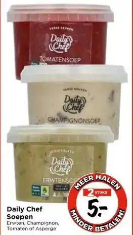 Vomar Voordeelmarkt Daily Chef Soepen aanbieding