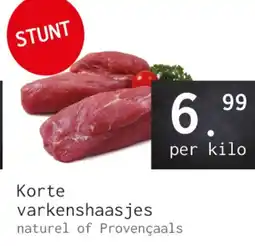 Naanhof Korte varkenshaasjes aanbieding