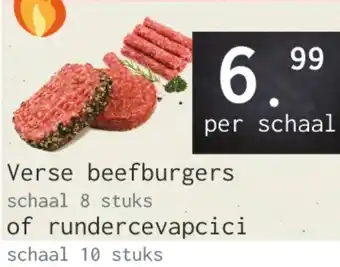 Naanhof Verse beefburgers of rundercevapcici aanbieding