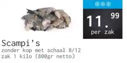 Naanhof Scampi's aanbieding