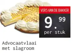 Naanhof Advocaatvlaai met slagroom aanbieding