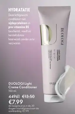 Oriflame DUOLOGI Light Creme Conditioner aanbieding