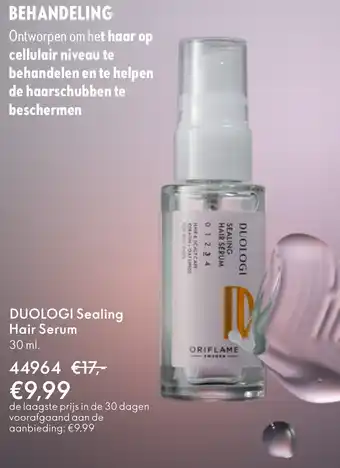 Oriflame DUOLOGI Sealing Hair Serum aanbieding