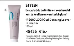Oriflame DUOLOGI Curl Defining Leave In Cream aanbieding