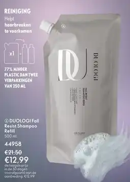 Oriflame DUOLOGI Fall Resist Shampoo Refill aanbieding