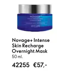 Oriflame Novage+ Intense Skin Recharge Overnight Mask aanbieding