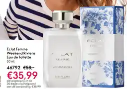 Oriflame Eclat Femme Weekend Riviera Eau de Toilette aanbieding