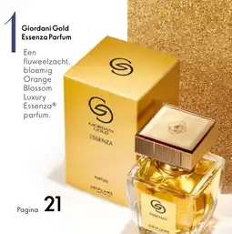 Oriflame Giordani Gold Essenza Parfum aanbieding