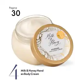 Oriflame Milk & Honey Hand en Body Cream aanbieding