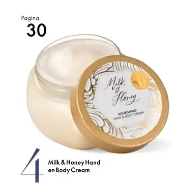 Oriflame Milk & Honey Hand en Body Cream aanbieding