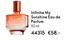 Oriflame Infinita My Sunshine Eau de Parfum aanbieding