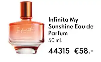 Oriflame Infinita My Sunshine Eau de Parfum aanbieding