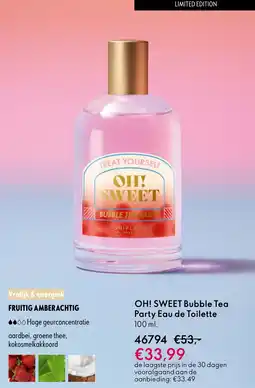 Oriflame OH! SWEET Bubble Tea Party Eau de Toilette aanbieding