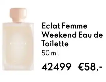 Oriflame Eclat Femme Weekend Eau de Toilette aanbieding
