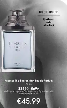 Oriflame Possess The Secret Man Eau de Parfum aanbieding