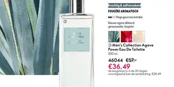 Oriflame Men's Collection Agave Power Eau De Toilette aanbieding