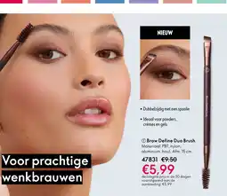 Oriflame Brow Define Duo Brush aanbieding