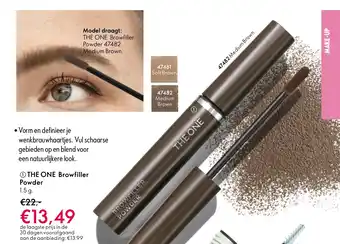 Oriflame THE ONE Browfiller Powder aanbieding