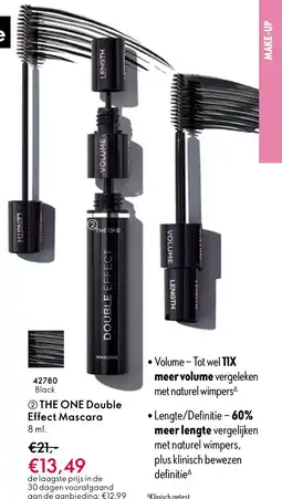 Oriflame THE ONE Double Effect Mascara aanbieding