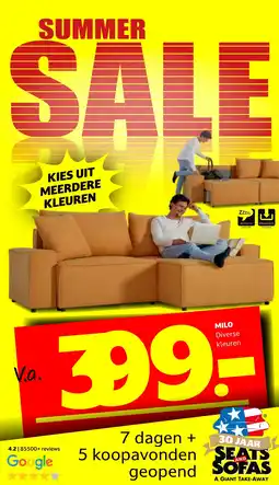 Seats and Sofas MILO aanbieding