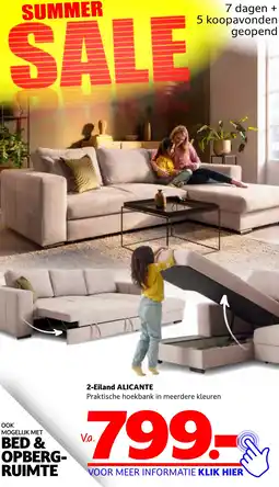 Seats and Sofas 2-Eiland ALICANTE aanbieding
