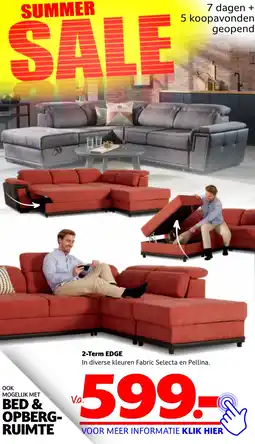Seats and Sofas 2-Term EDGE aanbieding