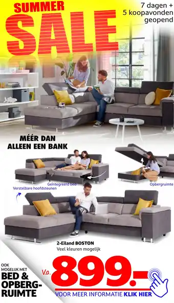 Seats and Sofas 2-Eiland BOSTON aanbieding
