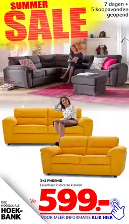 Seats and Sofas 3+2 PHOENIX aanbieding