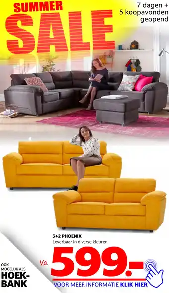 Seats and Sofas 3+2 PHOENIX aanbieding