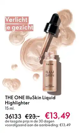 Oriflame THE ONE IlluSkin Liquid Highlighter aanbieding