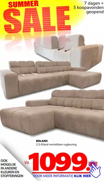Seats and Sofas BOLANO aanbieding