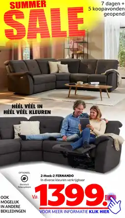 Seats and Sofas 2-Hoek-2 FERNANDO aanbieding