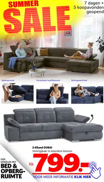 Seats and Sofas 2-Eiland DUBAI aanbieding