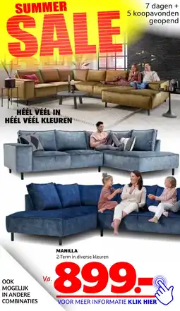 Seats and Sofas MANILLA aanbieding