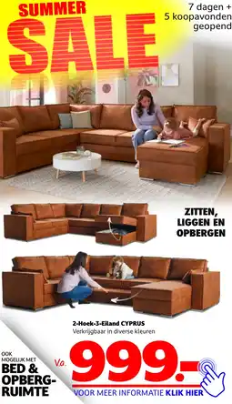 Seats and Sofas 2-Hoek-3-Eiland CYPRUS aanbieding