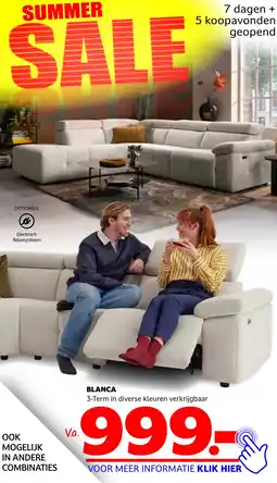Seats and Sofas BLANCA aanbieding