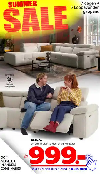 Seats and Sofas BLANCA aanbieding