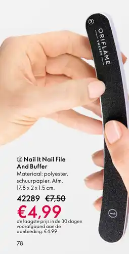 Oriflame Nail It Nail File And Buffer aanbieding