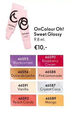 Oriflame OnColour Oh! Sweet Glossy aanbieding