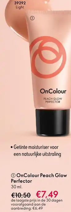 Oriflame OnColour Peach Glow Perfector aanbieding