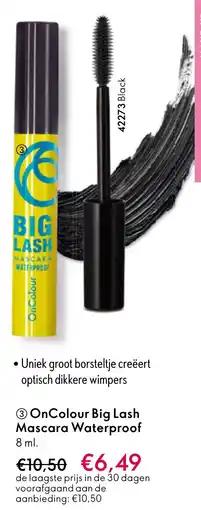 Oriflame On Colour Big Lash Mascara Waterproof aanbieding