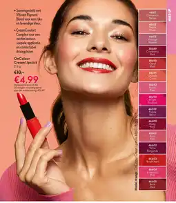 Oriflame OnColour Cream Lipstick aanbieding