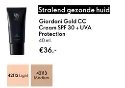 Oriflame Giordani Gold CC Cream SPF 30+ UVA Protection aanbieding