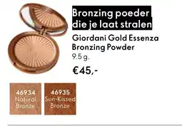 Oriflame Giordani Gold Essenza Bronzing Powder aanbieding