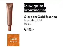 Oriflame Giordani Gold Essenza Bronzing Tint aanbieding