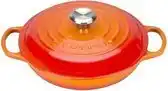 Bol.com Le Creuset Braadpan Campagnard - Ø26 CM - Gietijzer - Oranje-rood aanbieding