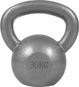 Bol.com Gorilla Sports Kettlebell - Gewicht - Kettle Bell - Gietijzer - 30 kg aanbieding