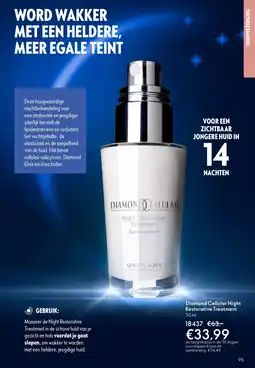 Oriflame Diamond Cellular Night Restorative Treatment aanbieding
